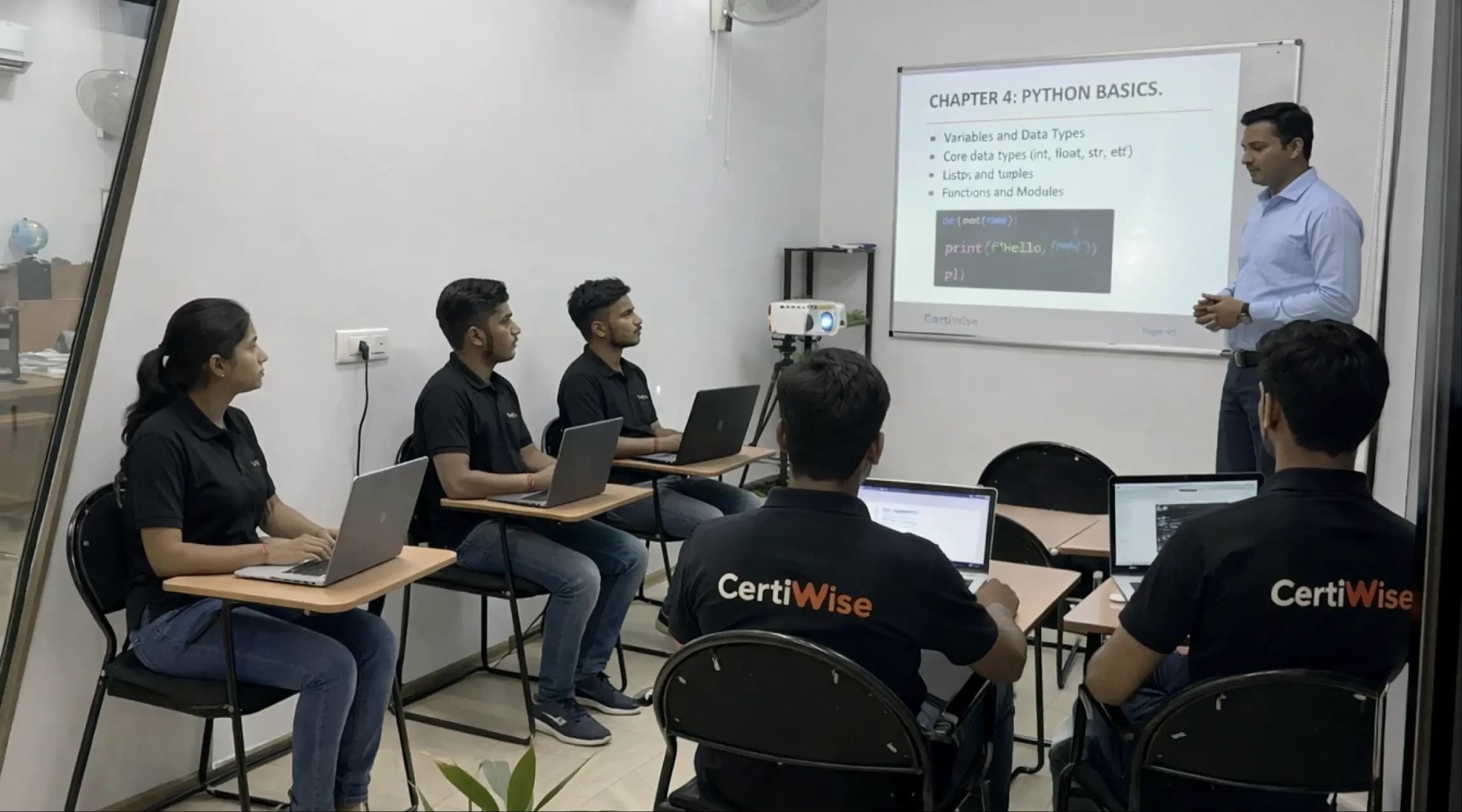 Training session at Certiwise Mohali