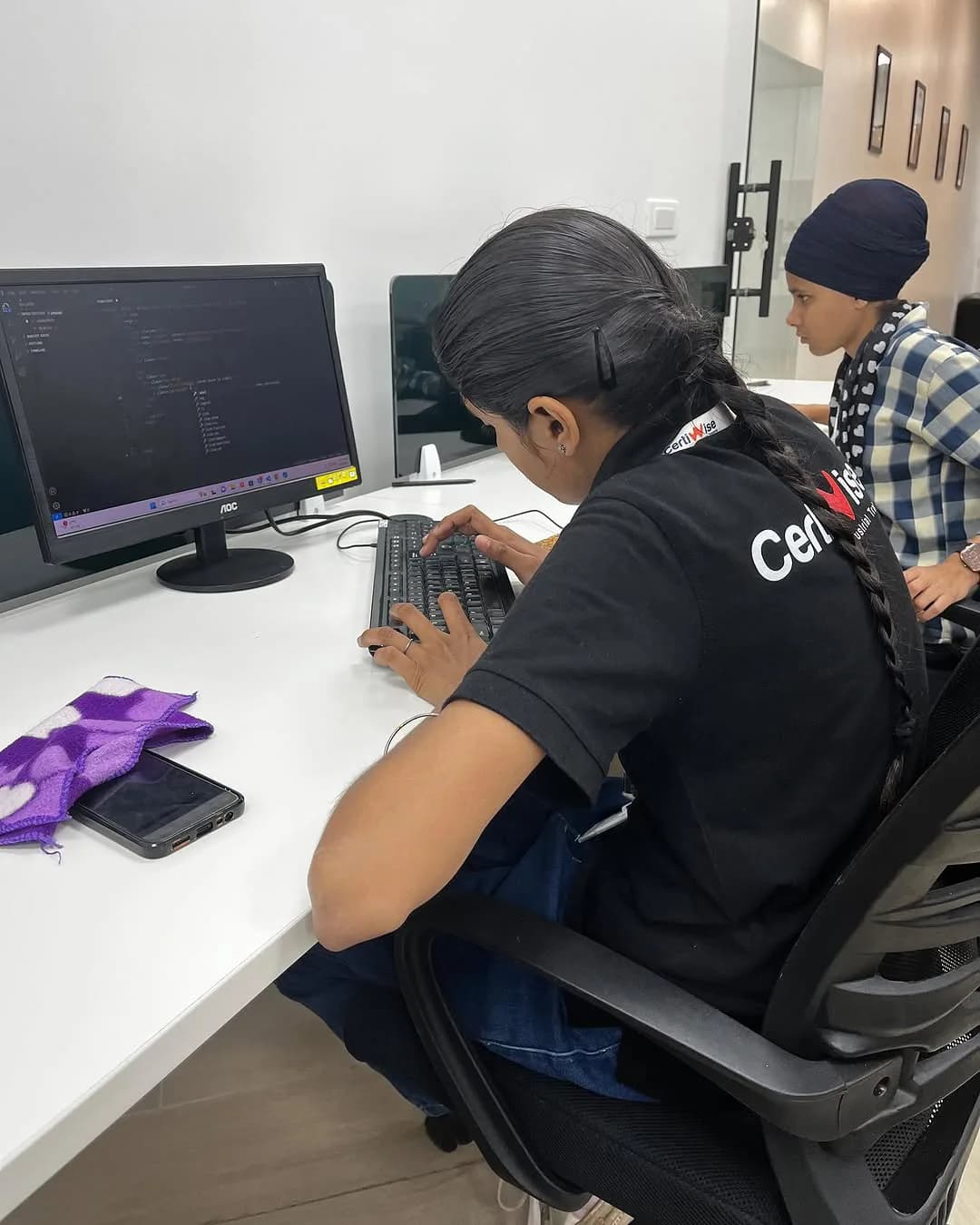 Students during training session at Certiwise
