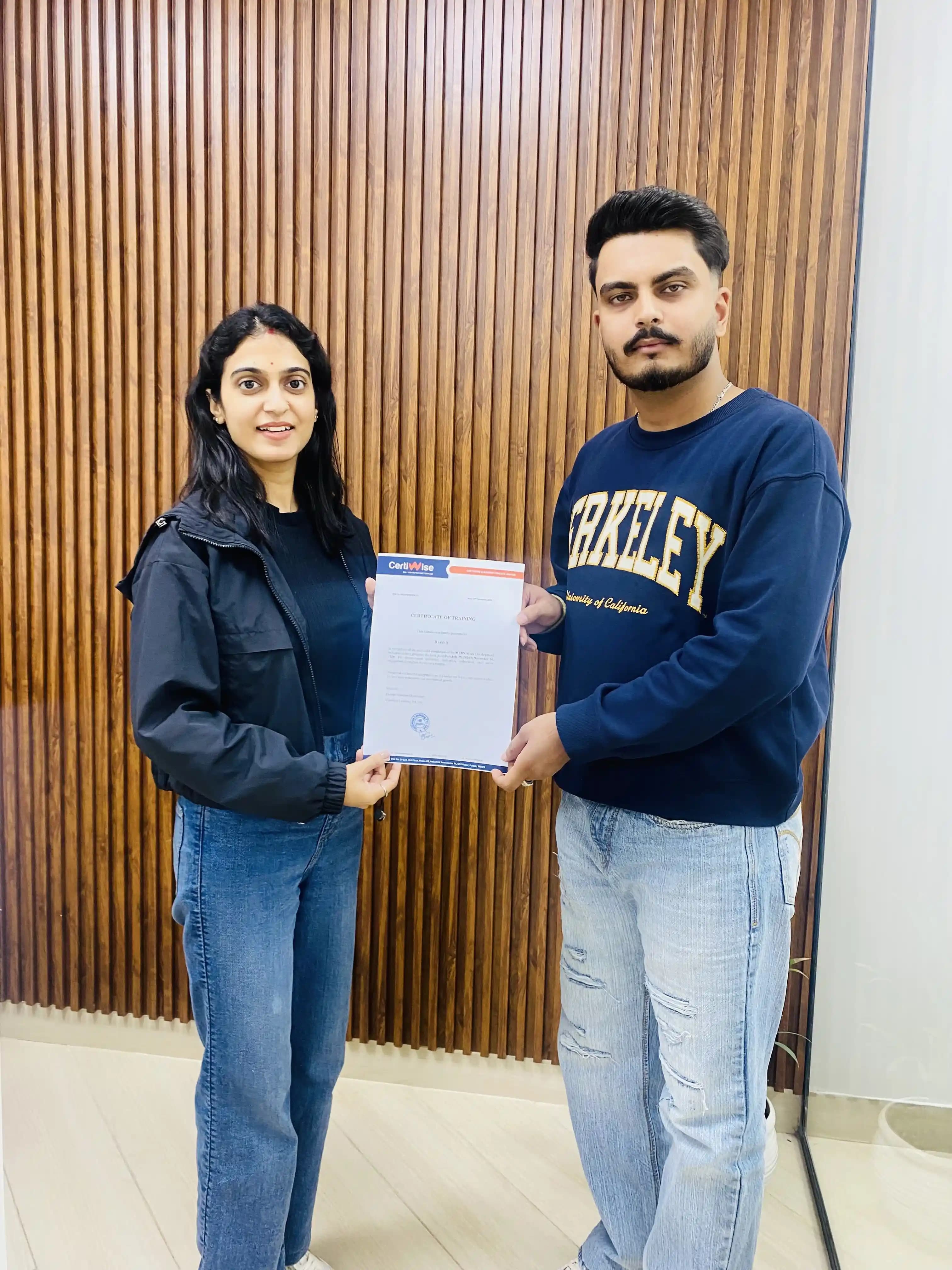 Certiwise student achievement