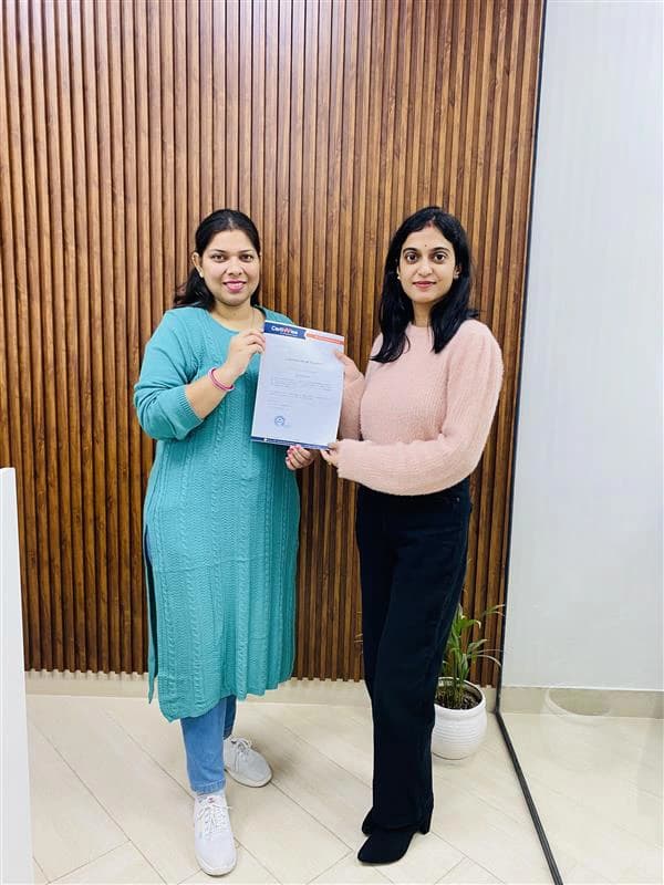 Certiwise student placed in company